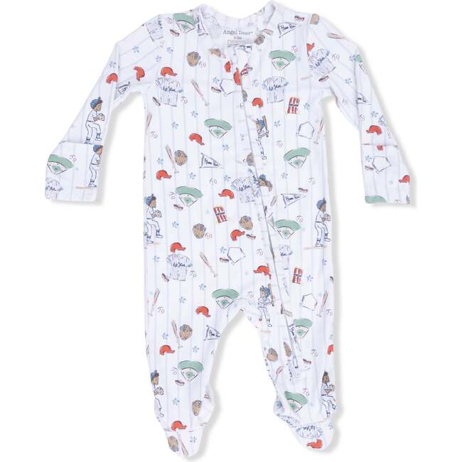 Home Run Baseball, 2 Way Zipper Footie