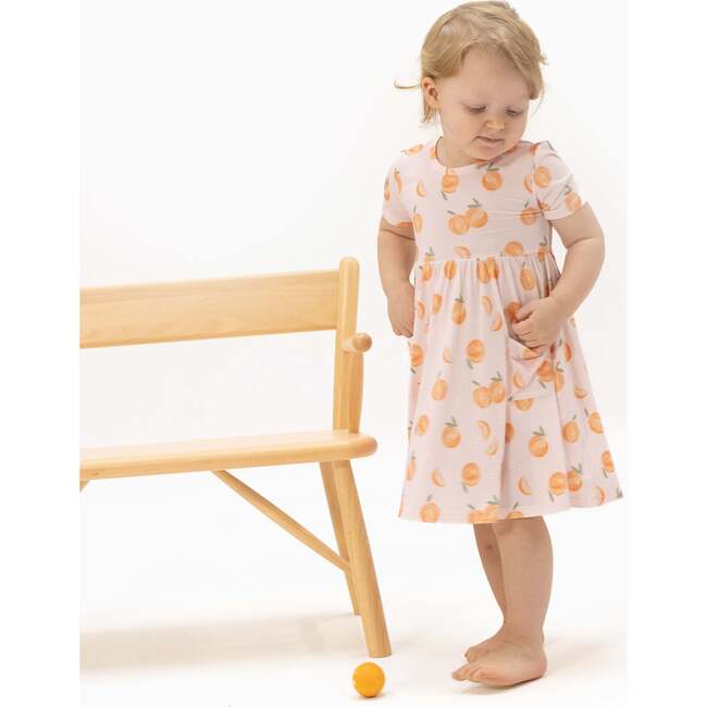 Sweet Peach, Twirly Dress with Cartwheel Short