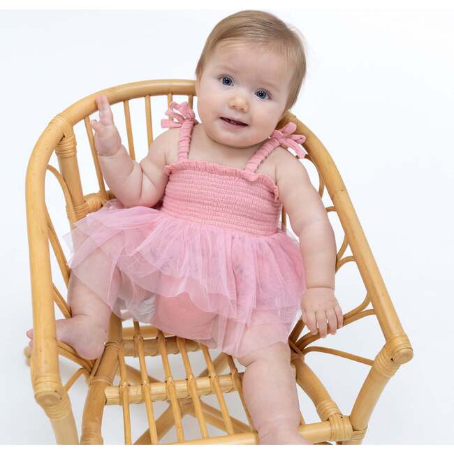 Solid Muslin Poignant Pink, Tutu Bubble