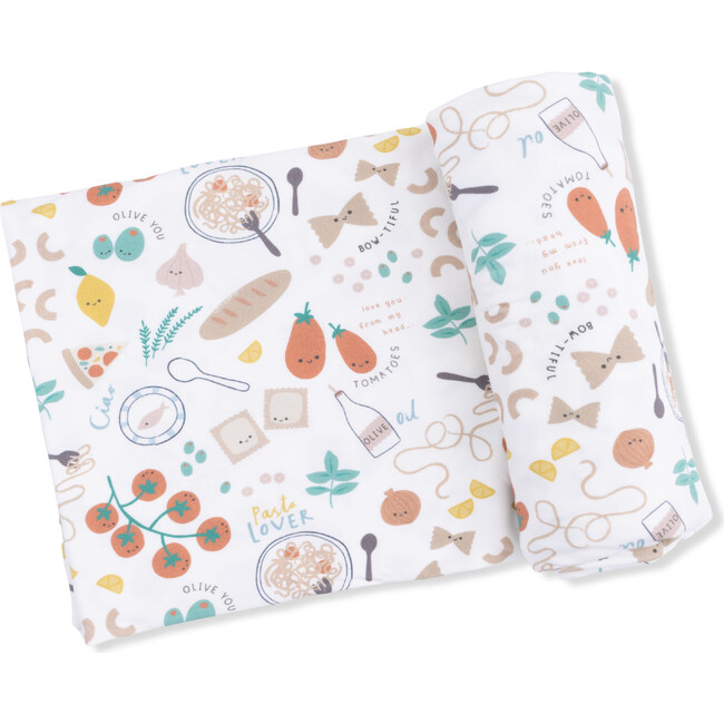 Pasta Lovers, Swaddle Blanket