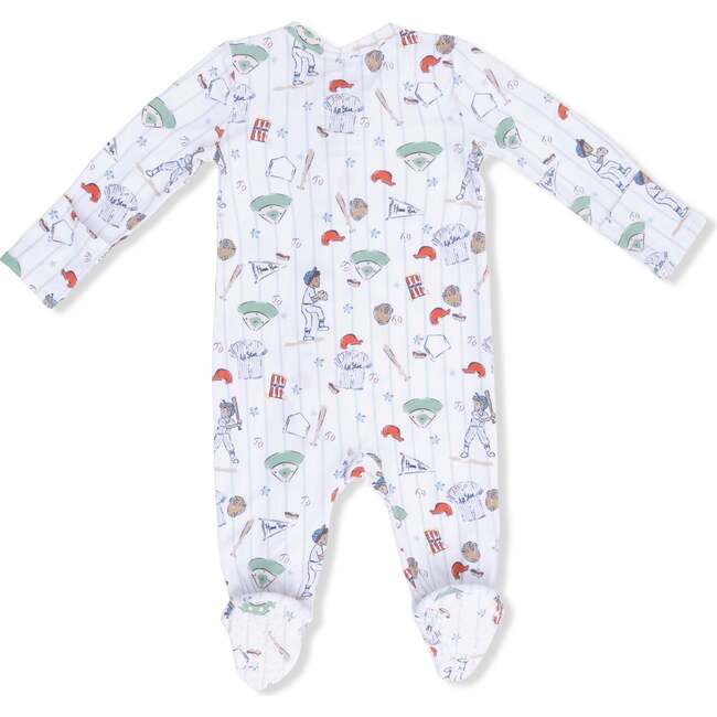 Home Run Baseball, 2 Way Zipper Footie - Footie Pajamas - 3