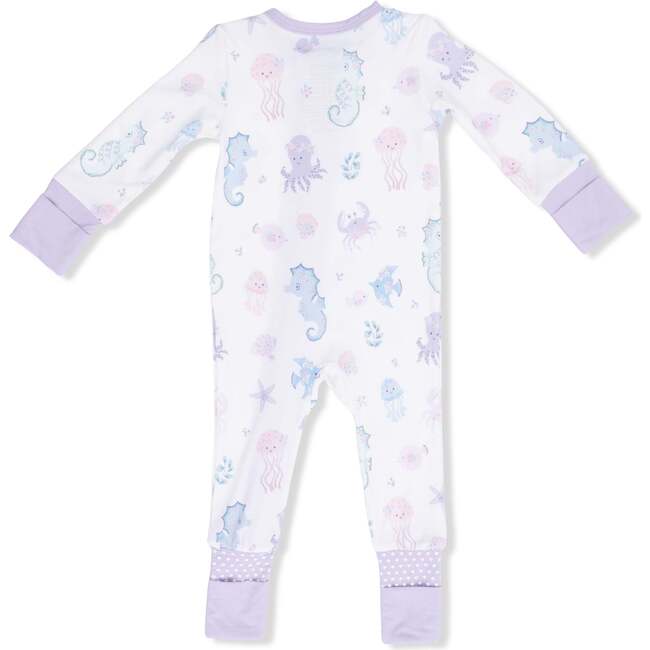 Floral Sea Creatures, Convertible Romper - Rompers - 3