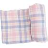 Dusty Plaid, Swaddle Blanket - Swaddles - 1 - thumbnail