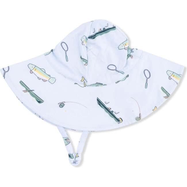 Fishing, Sleeveless Shortie Romper & Bucket Hat