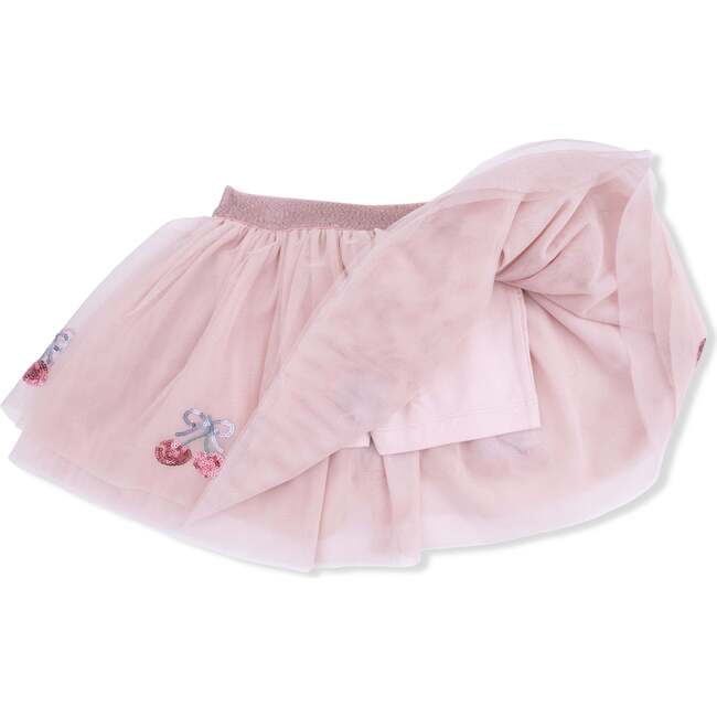 Sweet Bow Cherries, Tutu Skirt with Bike Shorts