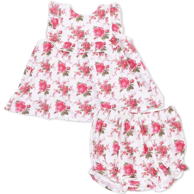 Elegant Roses, Ruffle Top and Bloomer