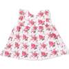Elegant Roses, Ruffle Top and Bloomer - Mixed Apparel Set - 4
