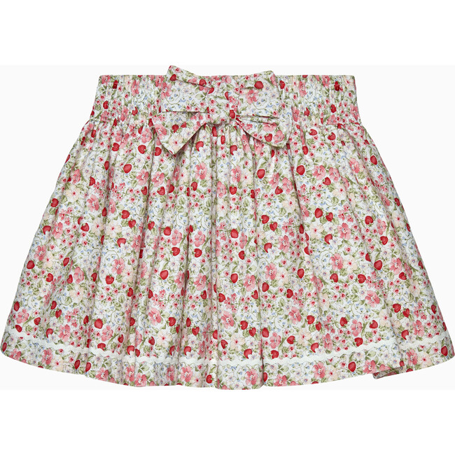 STRAWBERRY FLORAL SKIRT