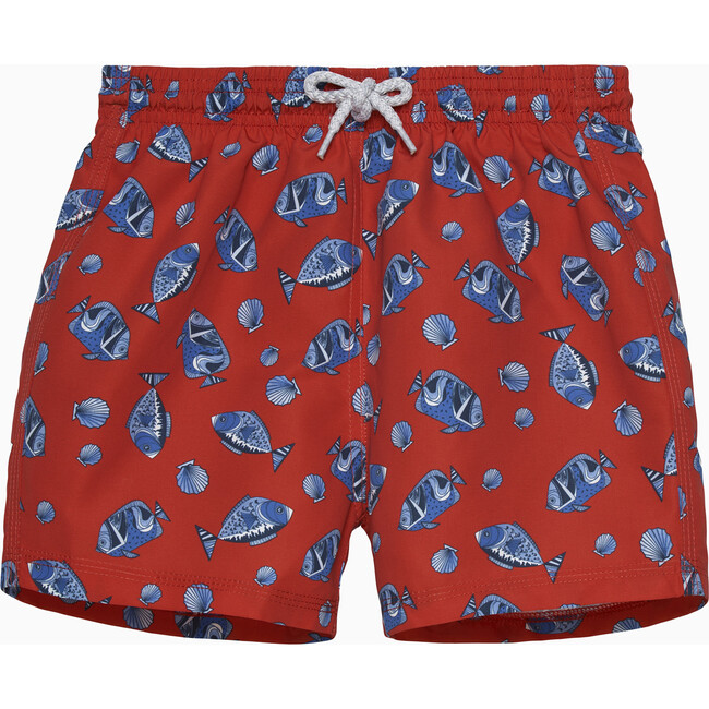 FISH SWIMSHORT, RED