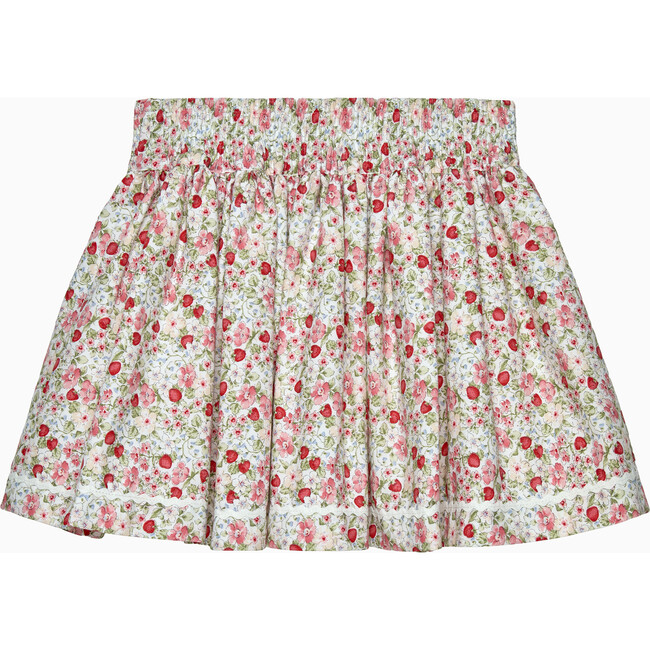 STRAWBERRY FLORAL SKIRT