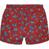 FISH SWIMSHORT, RED - Swim Trunks - 2