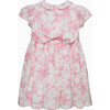KATE FLORAL LINEN DRESS , PINK - Dresses - 2