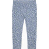 BLUE DITSY FLORAL LEGGINGS - Leggings - 2