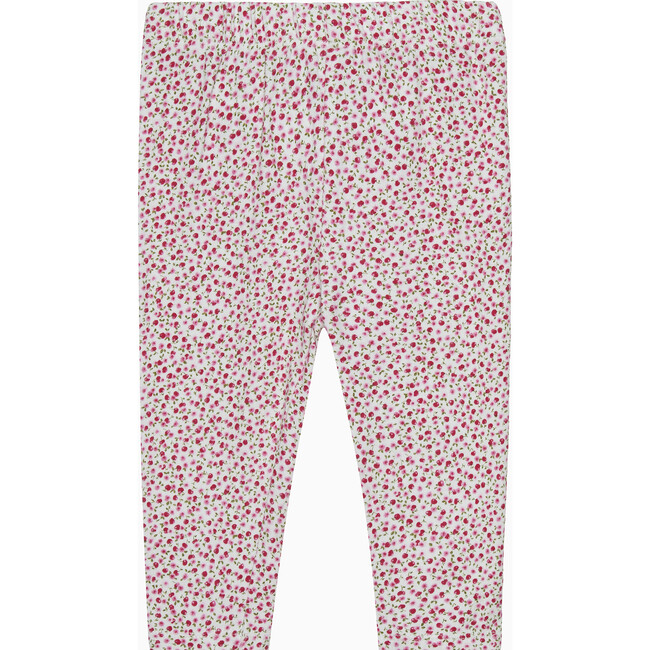 BABY RED CHERRY DITSY  LEGGINGS