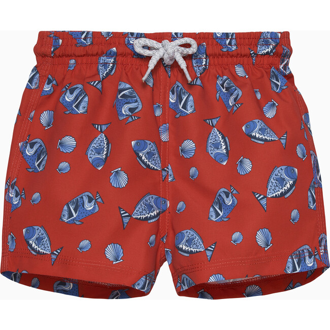 BABY FISH SWIMSHORT, RED