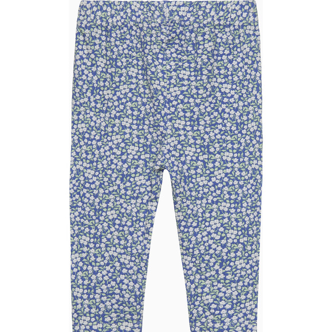 BABY BLUE DITSY FLORAL LEGGINGS
