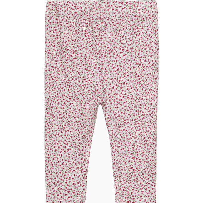 BABY RED CHERRY DITSY  LEGGINGS
