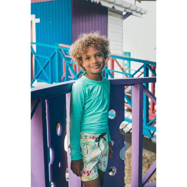 CASITAS ISLEÑAS AMARILLO - SWIM TRUNKS