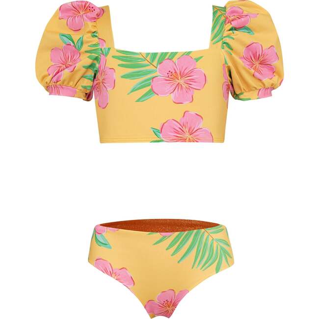 HIBISCUS AMARILLO - BUBBLE BIKINI