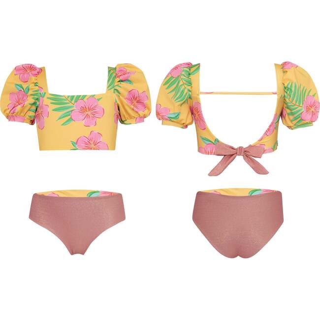 HIBISCUS AMARILLO - BUBBLE BIKINI