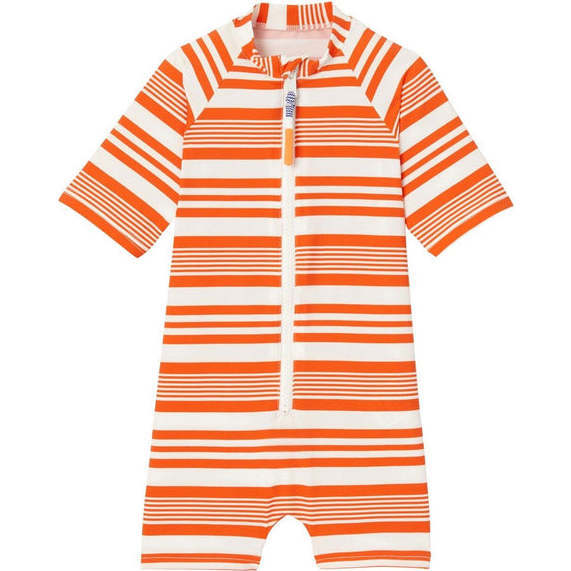 Boys Malo Surfer Anti-UV Jumpsuit, Orange & White
