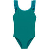 One-Piece UV Swimsuit, Jade - One Pieces - 1 - thumbnail