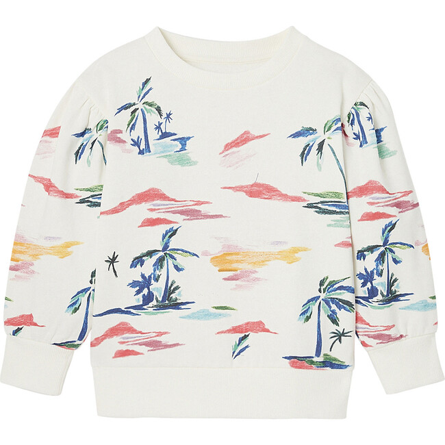Coconut Printed Sweatshirt, Multicolors - Sweatshirts - 1