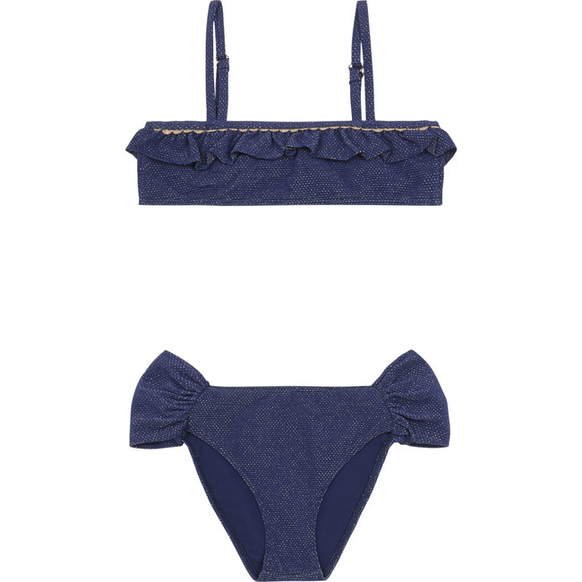 Bali Two Piece Bikini, Indigo - Two Pieces - 1