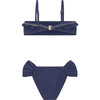 Bali Two Piece Bikini, Indigo - Two Pieces - 3