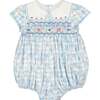Riviera Bubble Floral Blue - Rompers - 1 - thumbnail