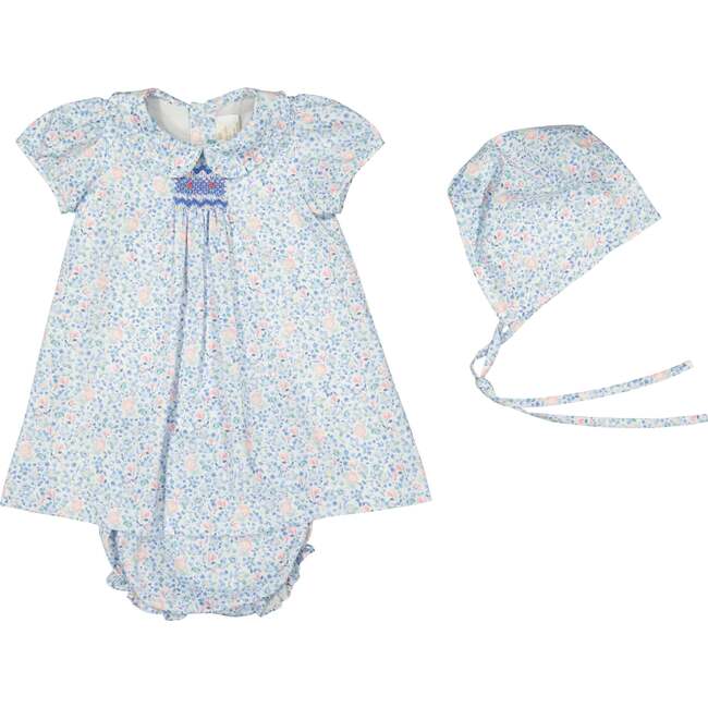 Olympe Baby Set Floral Blue