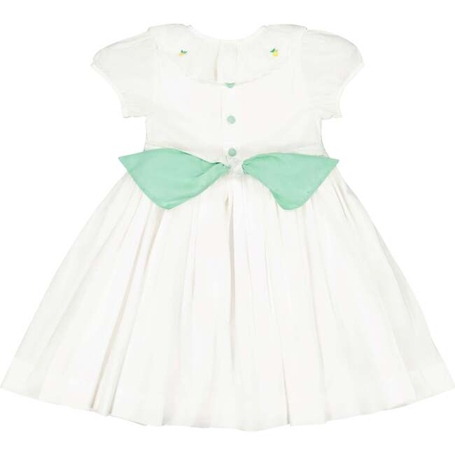 Victoria White Mint Smocked Dress - Dresses - 5