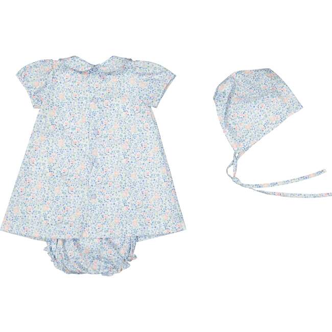 Olympe Baby Set Floral Blue - Rompers - 5