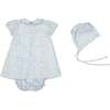 Olympe Baby Set Floral Blue - Rompers - 5