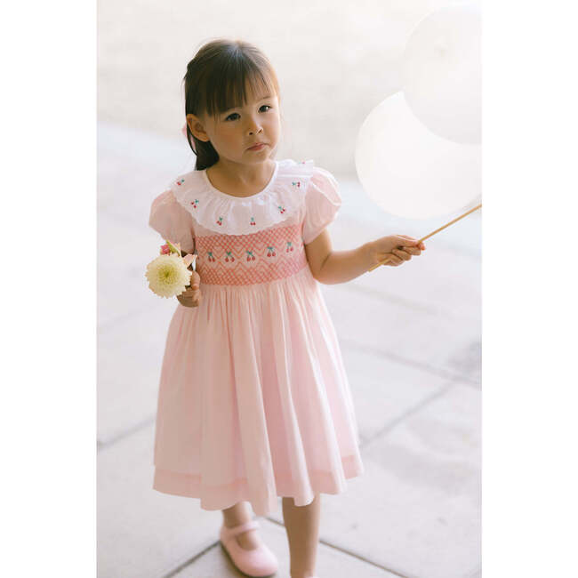 Cherry Rose Smocked Dress - Dresses - 3