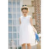 Cordelia White Blue Sleeveless Empire Dress - Dresses - 5