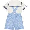George Blue Stripe Overalls - Overalls - 5