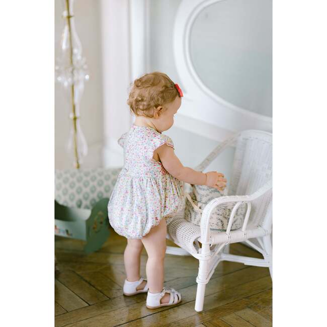 Alizee Bubble Floral Green - Rompers - 4