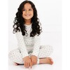Lavender Lane Bamboo Kids Pajama Set, Delicate Purple & Green Floral - Pajamas - 4