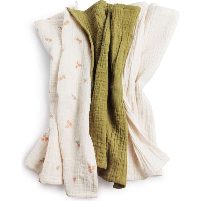 Burp Cloths (Set Of 3) , Pomme - Burp Cloths - 4