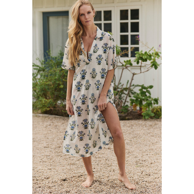 Tiffany Midi Caftan in Party on Prairie