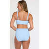 Lucia Belted High Waist in Powder Blue - Two Pieces - 3