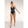 Amelia V-Neck Wrap One-Piece Swimsuit - One Pieces - 2 - thumbnail