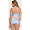 Genevieve Bandeau 1pc in Coast to Coast - One Pieces - 3