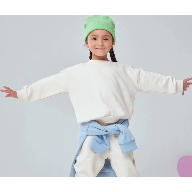 Sweatshirt, White - Sweatshirts - 3