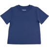 Kids Solid T-shirts, Navy Blue - T-Shirts - 1 - thumbnail