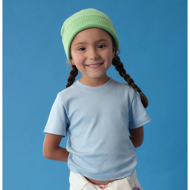 Kids Solid T-shirts, Light Blue - T-Shirts - 3