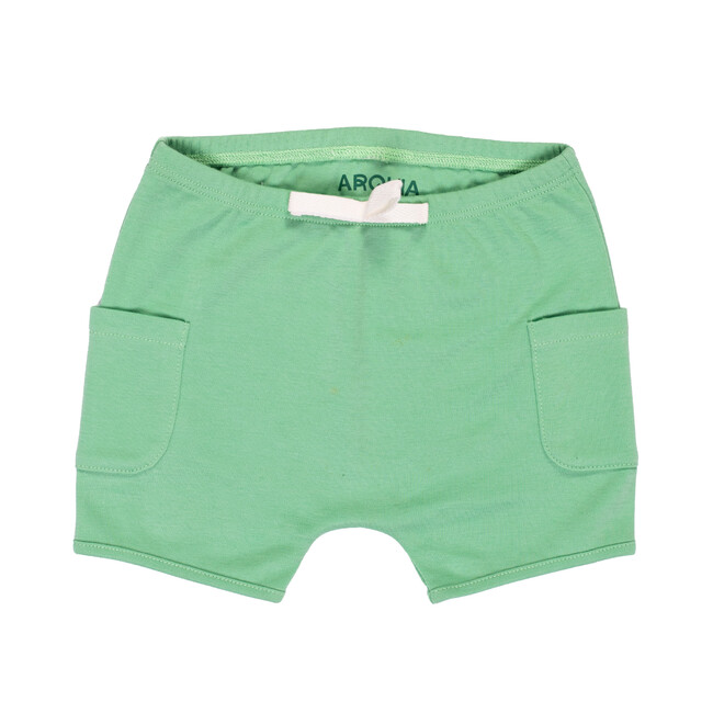 Cotton Shorts, Grass Green