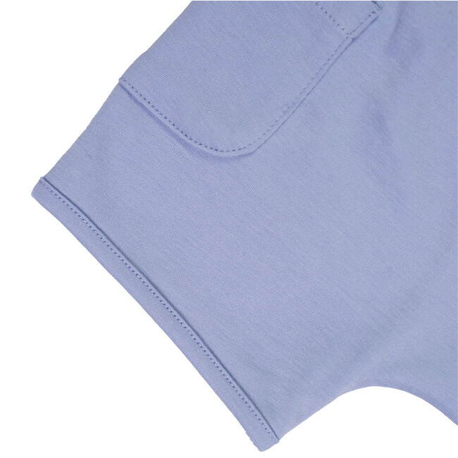 Cotton Shorts, Chambray Blue - Shorts - 3