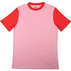 Contrast T-shirts, Pink, Engine Red - T-Shirts - 1 - thumbnail